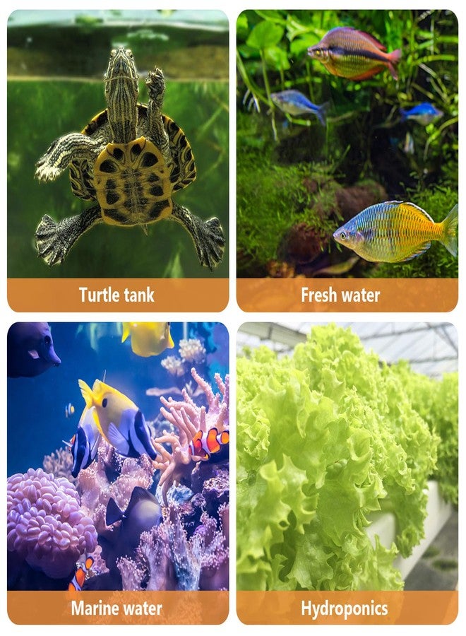 هايغر سخان حوض السمك من هيجر، سخان غاطس لحوض السمك مزود بحماية من ارتفاع درجة الحرارة وإيقاف تشغيل تلقائي، سخان أسماك مزود بوحدة تحكم رقمية للمياه العذبة والمالحة (800 واط) - Image 4